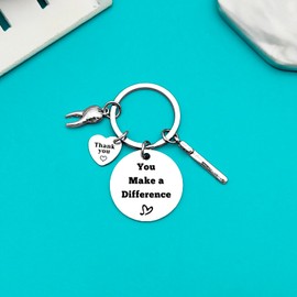 Xiahuyu Dentist Keychain Dentist Appreciation Gifts Dental Hygienist Gift Dental Assistant Gift Dental Nurse Gift Dentist Graduation Gift Dental Student Gift Dentist Office Orthodontist Gift