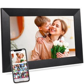 Frameo WiFi Digital Picture Photo Live Video Frame, 32GB Memory, 1280x800 IPS LCD Touch Screen Electronic Slideshow, Instant Wireless Share Photos from Anywhere (10.1 Inch)