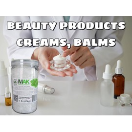 Mak Menthol Crystals 1 lb - Pure Organic 100% Natural - Menthol Crystals from Mint Crystal Mints Mentha Arvensis - Comes in a Jar for Long-Lasting Freshness