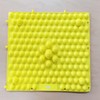 Assembled foot acupressure plate (yellow) foot acupressure mat sole acupressure mat 2ea