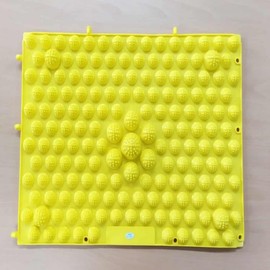 Assembled foot acupressure plate (yellow) foot acupressure mat sole acupressure mat 2ea