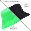 Joylife Metallic Bucket Hat Trendy Fisherman Hats Unisex Reversible Packable