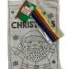 Simply Holiday Christmas Stocking Color Your Own Canvas Fabric Stocking