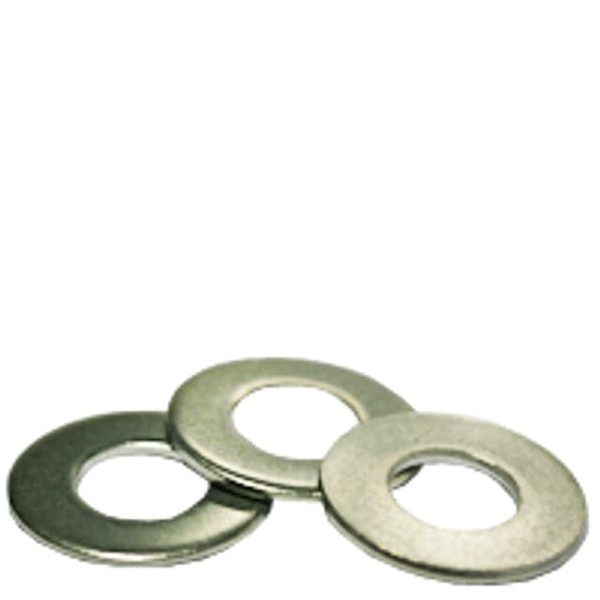 1/4" x 1/2" x 0.032 Flat Washers, 18-8 Stainless Steel