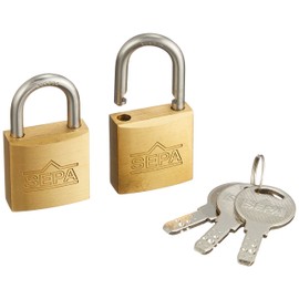 High Logic G-263 Dimple Padlock, 1.2 inches (30 mm), 2 Keys, 3 Keys, Keyed Identical