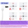 RHCXCYTJ Cable Ethernet Cat6 de 90 grados de ángulo recto