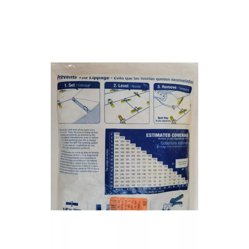 QEP LASH Tile Leveling System Pack - 100 1/16 in.
