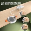 12 Pack 4 Inch 5CCT Ultra-Thin LED Recessed Ceiling Light