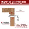 Naissian RV Locks for Storage Door 1 1/2 INCH, Camper
