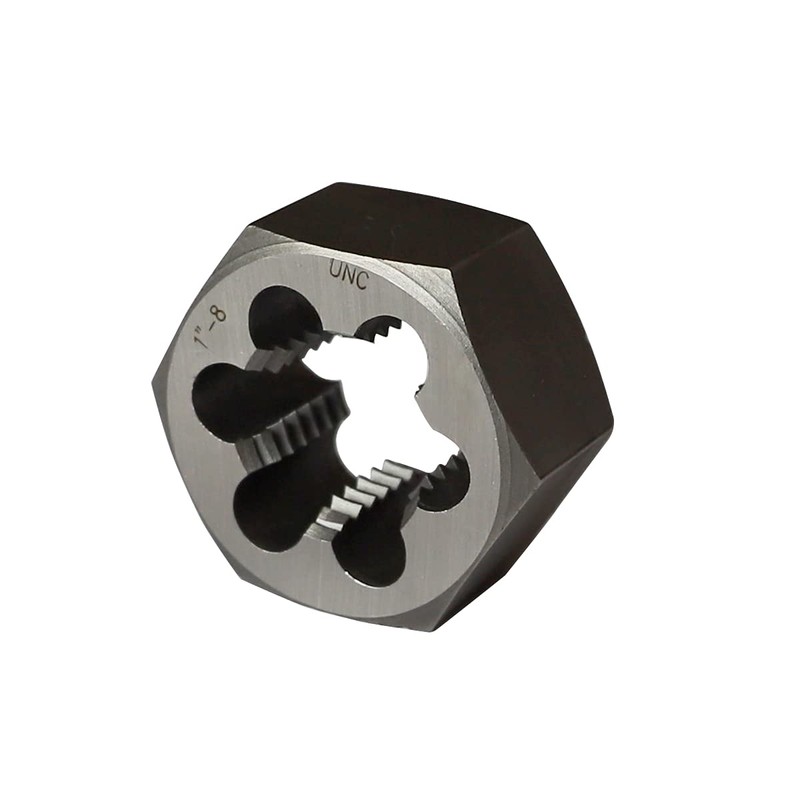 11 Piece UNC Hex Die Set 1/4" 5/16" 3/8" 7/16"
