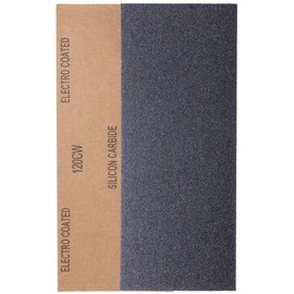 YoiYee 120 Grit Wet & Dry Sandpaper Sheets, 23 x 9.5cm, Fine Abrasive Sand Paper Roll for Wood, Metal, Plastic, Glass, Stone and Wall Sanding, 10 Pack