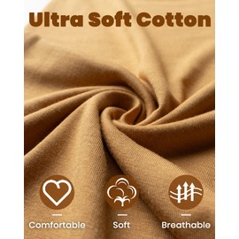 Baby Noah Newborn Knotted Gowns, Baby Girl Side Snap Kimono Sleeper with Mitten Cuffs, Hat and Headband Set for Baby Boy Girl (Newborn-3 Months) Khaki