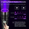 WINDFIRE UV Flashlight Rechargeable, 365nm Blacklight Flashlights Powerful, Black Light