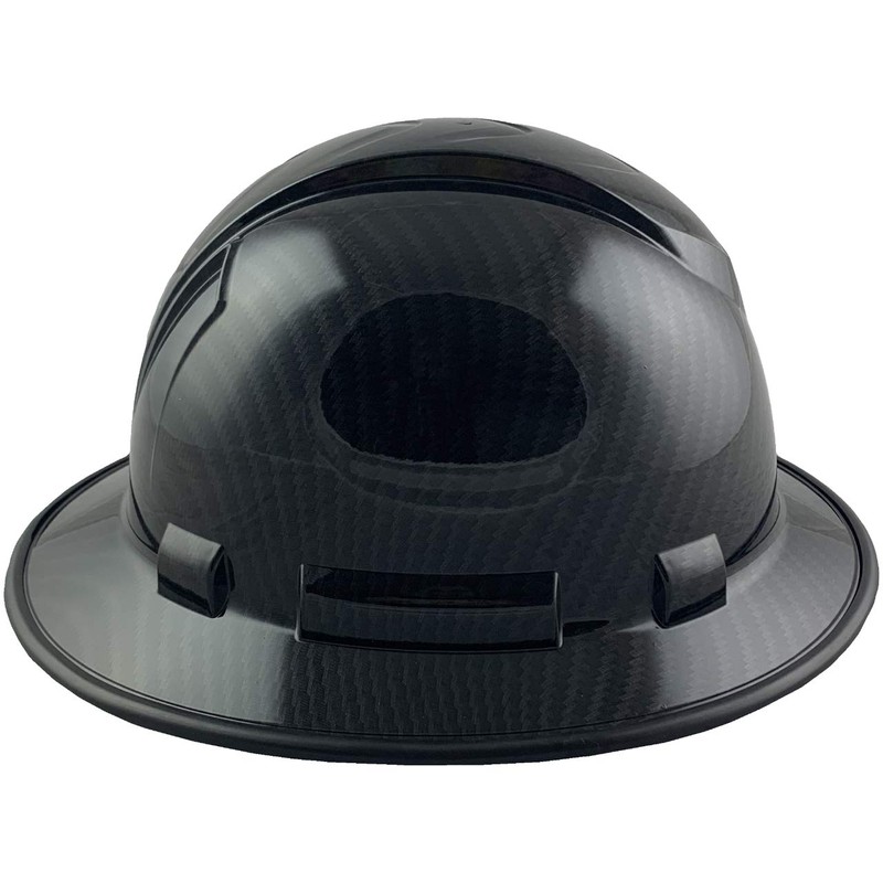 Ridgeline Full Brim Patterned Hardhat with Protective Edge with 6