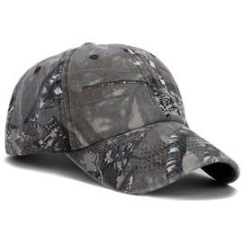 Ptduabenlu Camo Baseball Cap for Men Women Vintage Distressed Washed Cotton Sun Protection Golf Dad Hat