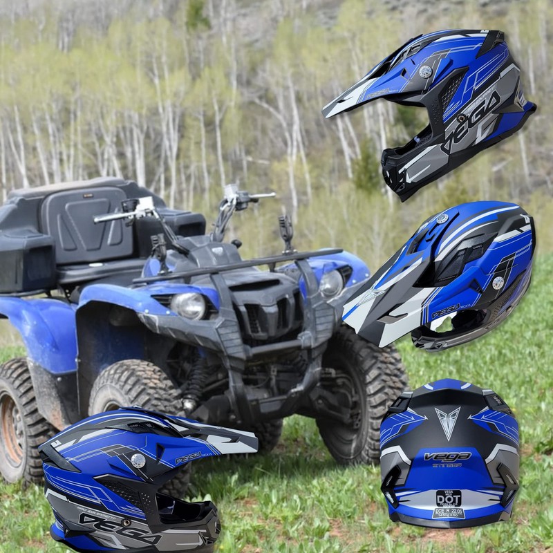Vega MCX Adult Off-Road Helmet, Large