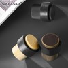 SAILANKA Solid Brass Door Stopper Heavy Duty Cylindrical Floor Mount