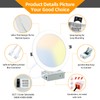 6 Pack 8 Inch LED Recessed Lighting with Junction Box