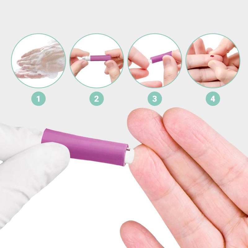 Elinic Safety Hands 28G Pack of 100 Sterile Disposable Hands