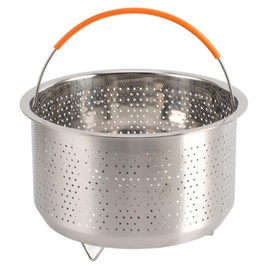 Stainless Steel Rice Cooker Steam Basket Removes Sugar, Steams Eggs, Vegetables - Even Heating, Easy to