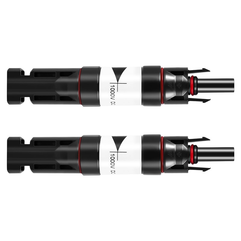 Nudiuhis Solar Plug with Diode Waterproof PV Plug DC1000V 20A