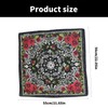 YUEHUINIAO 21'' Rose Pattern Bandana Head Scarf for Women Men