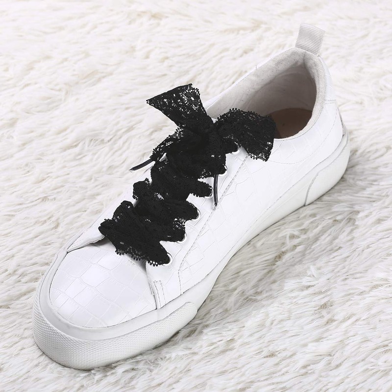 Allegra K Shoelaces, Ribbon Laces, Flat Laces, Wide 2.5cm, For