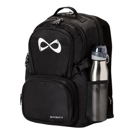 PETITE CLASSIC CHEER BACKPACK - BAG COLOR: BLACK, LOGO COLOR: WHITE