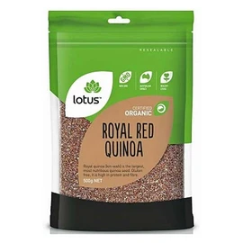 Lotus Organic Quinoa Grain Royal Red 500g
