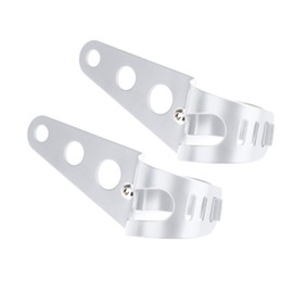 MAD HORNETS 43mm-50mm Fork Chrome Headlight Mount Bracket Motorcycle Headlight Holder Adapter