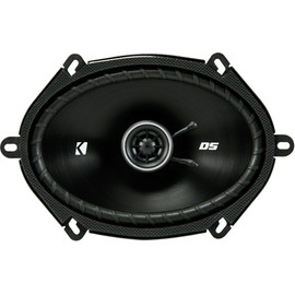 KICKER Speakers 6x8 inch for Ford Flex 2013-2019 Upgrade Kit - Pair of DS Series with Harness, Coaxial 6x8 Car Audio Front/Rear Door Speaker DSC6804, 43DSC6804