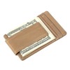 Funky Junque Men's Genuine Leather Slim Minimalist Front Pocket Magnetic