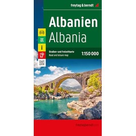 Albanien, Straßen- und Freizeitkarte 1:150.000, freytag & berndt: Mit Infoguide, Top Tips, Innenstadtplan Tirana (freytag & berndt Auto + Freizeitkarten)