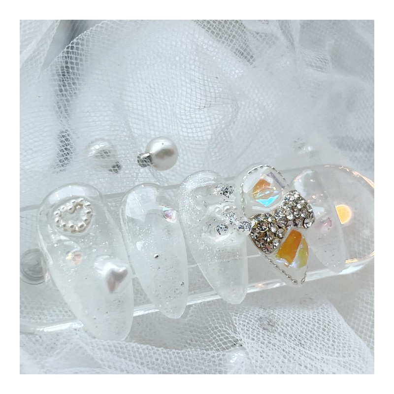 Pure J[x-mas collection 2]ᴡʜ.X-mas - Short Almond / 퓨어제이[x-mas컬렉션2]ᴡʜ.X-mas -