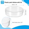 PATIKIL 35mm Plastic Petri Dishes with Lid, 10 Pcs Petri