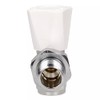 TC Angled Radiator Lockshield Valve with Drain Off 15mm x