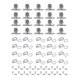 20Pieces Twist Lock Fasteners Set Including Eyelets and Studs Portable for Secure Canvas Assembly Daily Casual Use