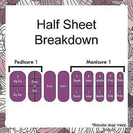 Strobe Light - Jamberry Nail Wraps - Half Sheet