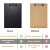 COSHEHKG 10Pcs Clipboard Set A5, PU Writing Board 7'' x