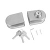 10~12mm Stainless Steel Glass Door Lock with Keys Open/Close Home