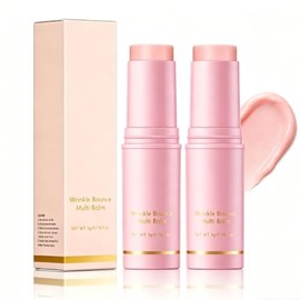 Barra de Bálsamo Antiarrugas Rostro, Cuello, Ojos, 2 Unidades  Hidratante reafirmante, aumenta colágeno, tratamiento anti-edad, ideal para contorno...