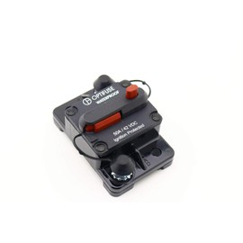 153050 | Optifuse Automotive Circuit Breaker | 58 VDC High Amp | 50A | Type III | Manual Reset | Surface Mount | Bussmann Cross 185050F-011
