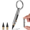 KEEPO LINK Mini Reusable Titanium Mechanical Pencil with Keychain (2
