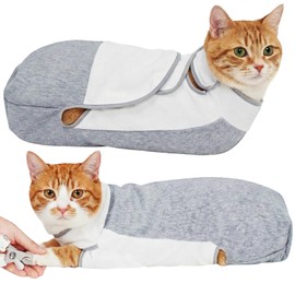 Cat Grooming Wrap, Self Adhesive Cats Anti-Escape Wrap, (12-28lbs)