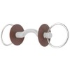 Tongue Port Snaffle, Ring 6 cm, Size 130 mm, Soft