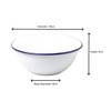 Dunlevy Enamel Mixing Bowl Enamel Bowl Plate Mixing Bowl Serving