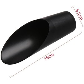 Black Bonsai Soil Scoops,Plastic Garden Soil Scoops,Colorful Gardening Tools Potting Scoopers Bucket Shovel for Flower Planting Bonsai Potting Garden Soil