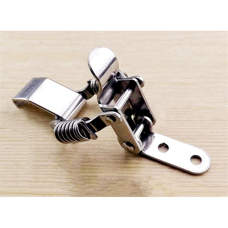 2/4 PCS Cabinet Lock Box Hasp Case ，Integrated Stainless Steel