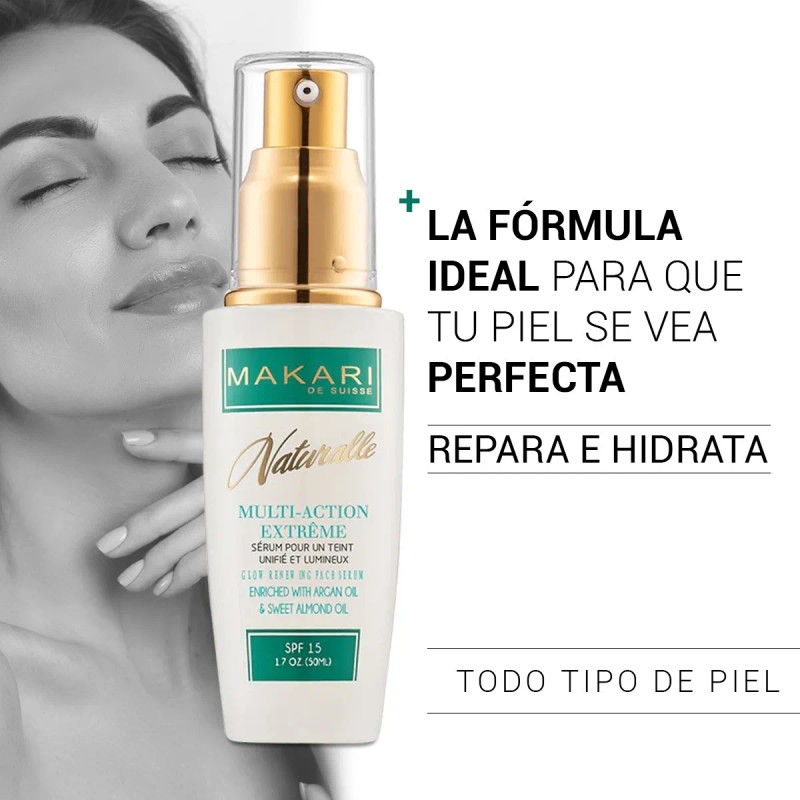 Suero Facial Revitalizante Serum Multi-action Extreme Glow Tipo de piel