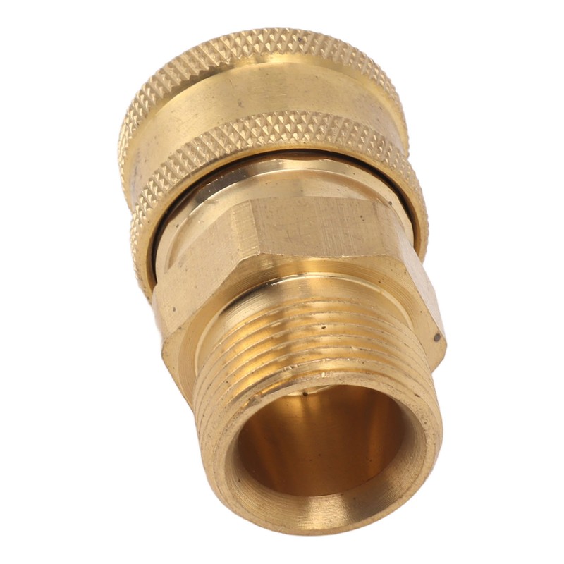 2Pcs Pure Copper M22 High Pressure Washer Fitting Adapter 3/8